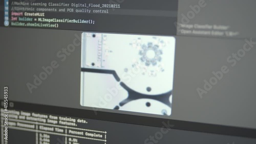 2.53 Real Neural Network Machine Learning Analyzes PCB (Printed circuit board) images In-line Quality Inspection Industrial Quality Control