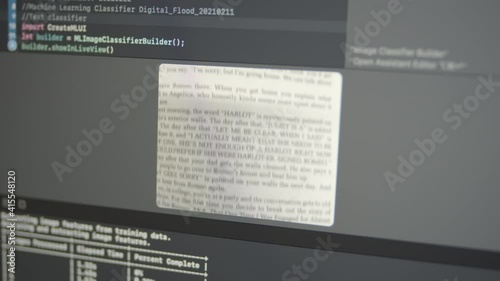 2.49 Real Neural Network Machine Learning Analyzes Printed Text