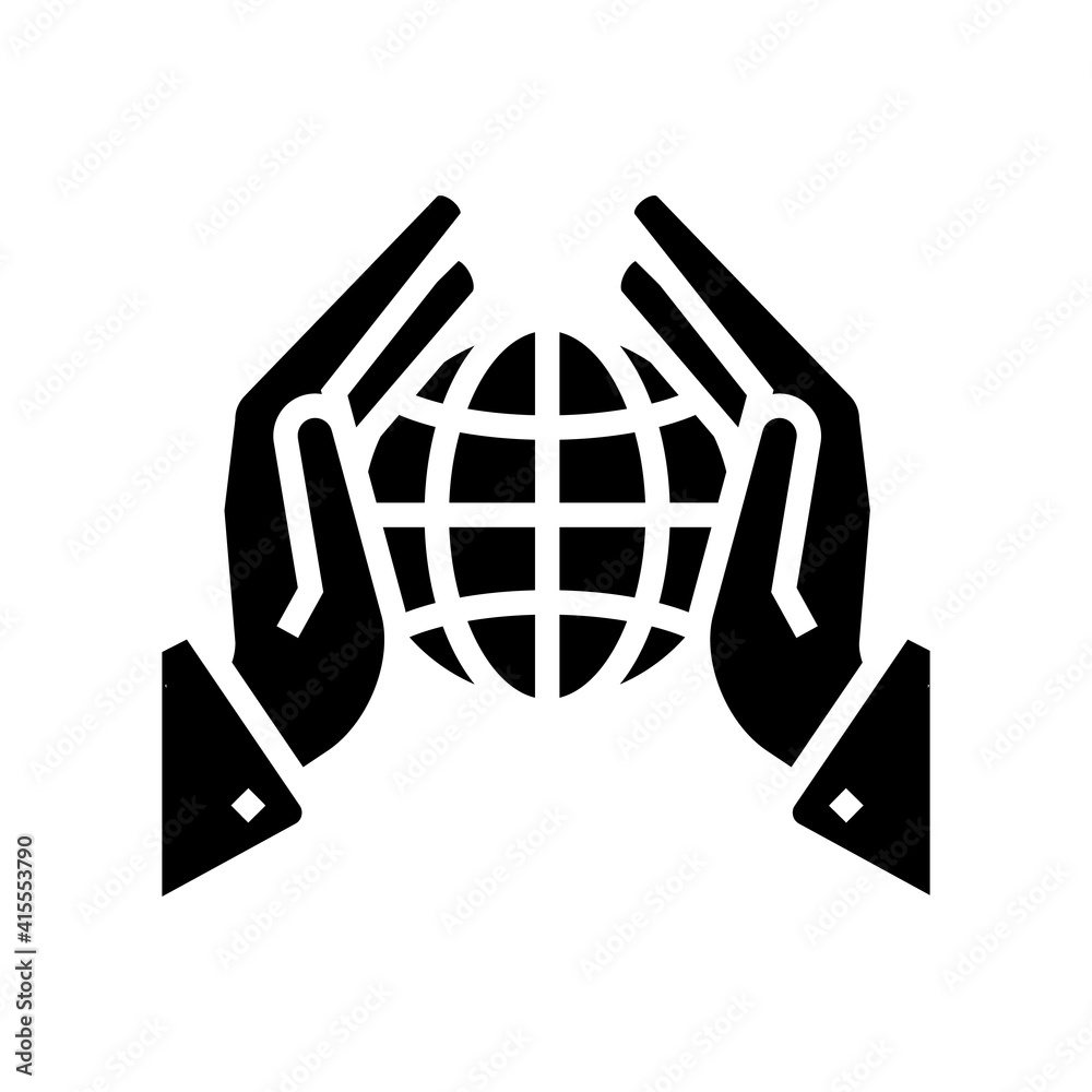 safety planet ecosystem glyph icon vector. safety planet ecosystem sign. isolated contour symbol black illustration safety planet ecosystem glyph icon vector. safety planet ecosystem sign. isolated contour symbol black illustration