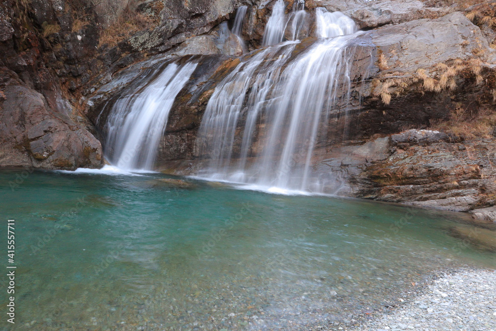 Naklejka premium アメガエリの滝