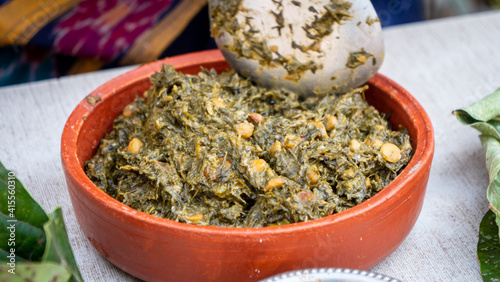 Tiwra bhaji chhattisgarhi food