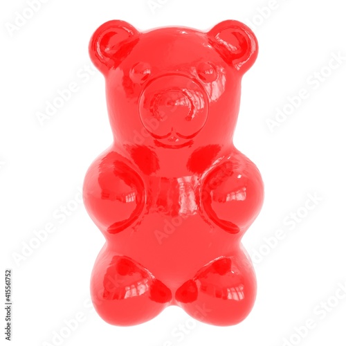 Red gummy bear photo