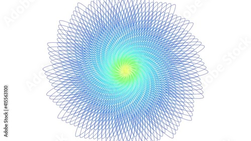 Abstract geometric shapes, circles. Lines and polygons geometric compositions. Concentric circles and spiral, twisted lines. Hypnotic effect 