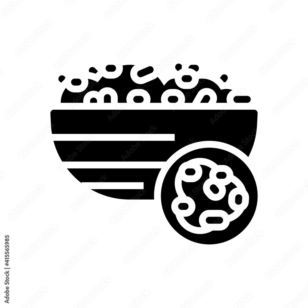 bulgur groat glyph icon vector. bulgur groat sign. isolated contour symbol black illustration bulgur groat glyph icon vector. bulgur groat sign. isolated contour symbol black illustration