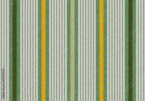 Gray colors background with Green and Yellow lines. Imitation of fabric texture vector illustration.