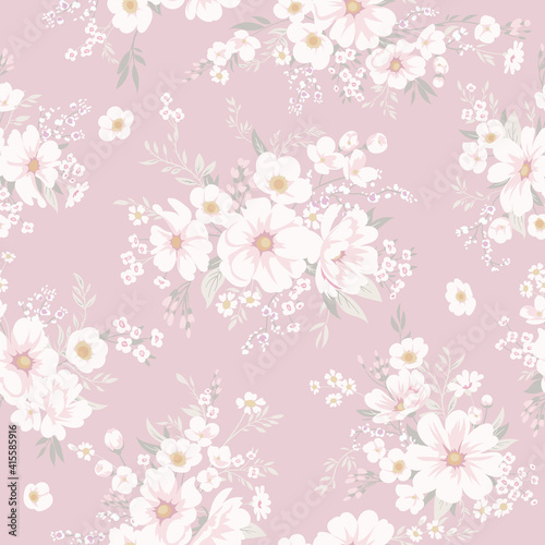 Seamless spring vector pattern 1
