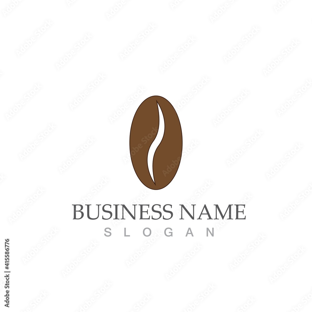 coffee bean icon vector coffee bean icon vector