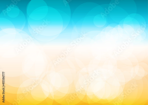 Vector : Abstract summer background with bokeh