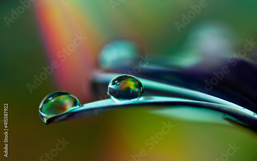 background water drops on the desktop © Василий Салихов
