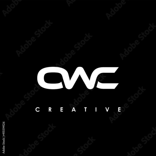 OWC Letter Initial Logo Design Template Vector Illustration photo