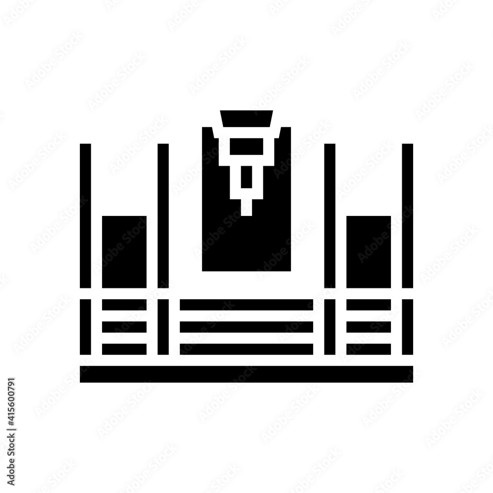 butt welding machine glyph icon vector. butt welding machine sign. isolated contour symbol black illustration butt welding machine glyph icon vector. butt welding machine sign. isolated contour symbol black illustration