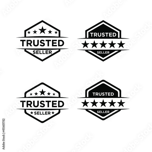 trusted seller logo icon badge