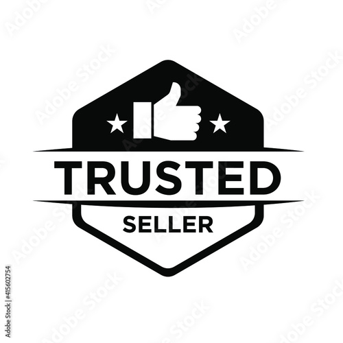 trusted seller logo icon badge