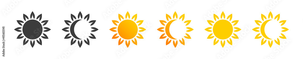 Sonnenblume / Sonne - Vektor Logos