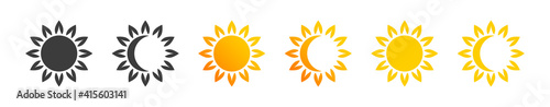 Sonnenblume / Sonne - Vektor Logos
