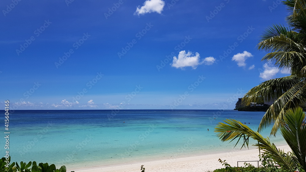 Obraz premium 아름다운 해변가 풍경