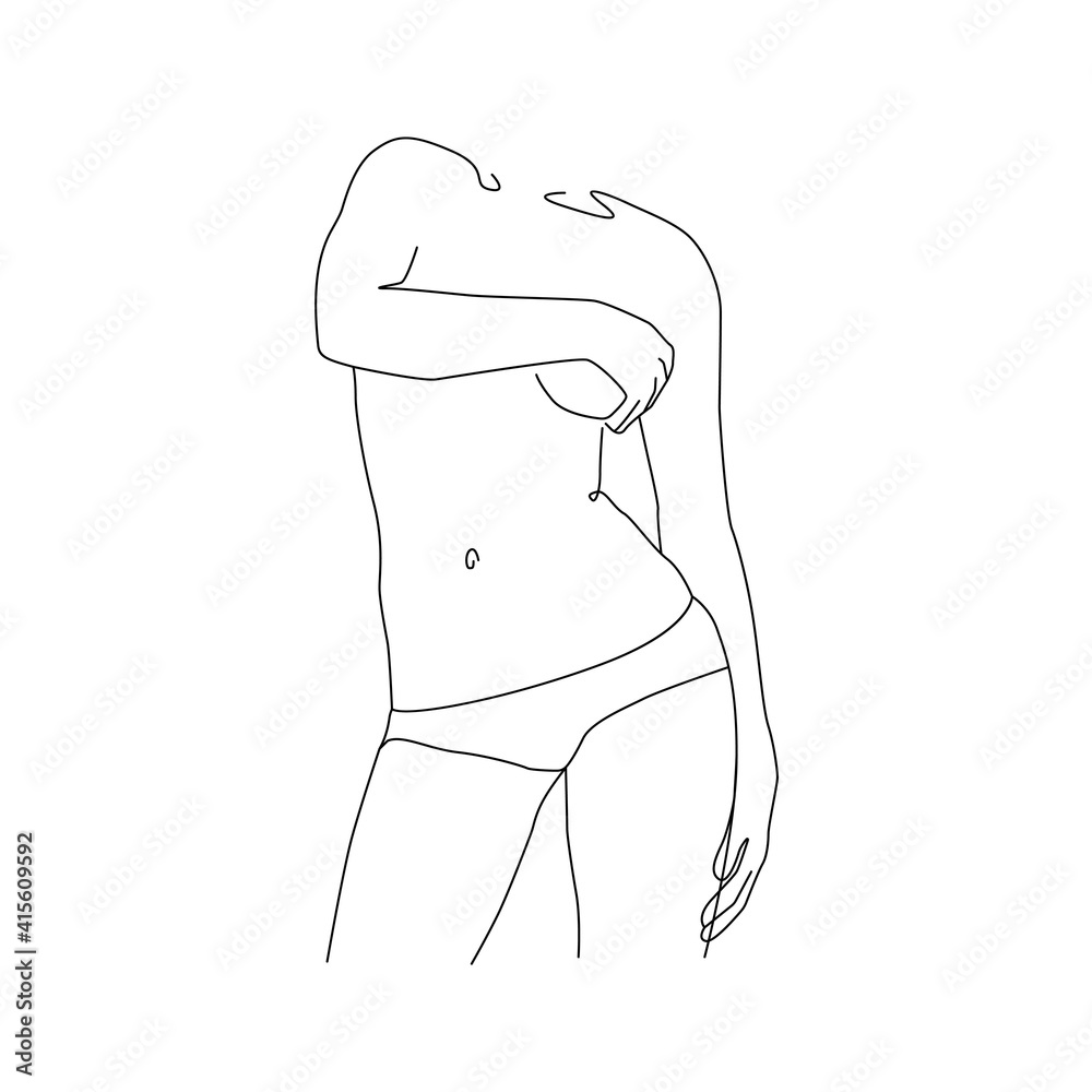 Female Naked Body Continuous Line Drawing. Woman Body Abstract Line Art Drawing. Nude Female Figure Abstract Outline Illustration. Female Minimalist Design. Vector EPS 10. Female Naked Body Continuous Line Drawing. Woman Body Abstract Line Art Drawing. Nude Female Figure Abstract Outline Illustration. Female Minimalist Design. Vector EPS 10.