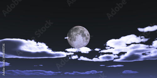 full moon at night night sky