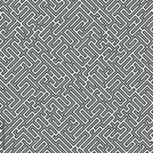Striped geomitrical vector illustration. Maze illustration. Striped background. Geometrical wallpaper.	