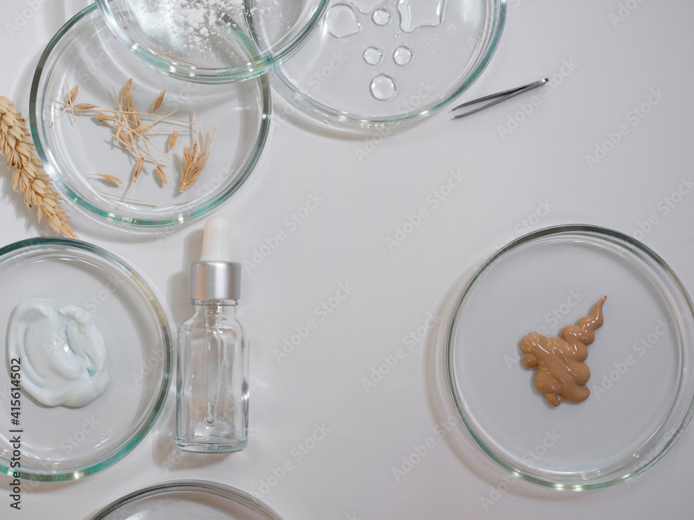 Eco-friendly cosmetics, oils and natural ingredients. Environmental concept Eco-friendly cosmetics, oils and natural ingredients. Environmental concept