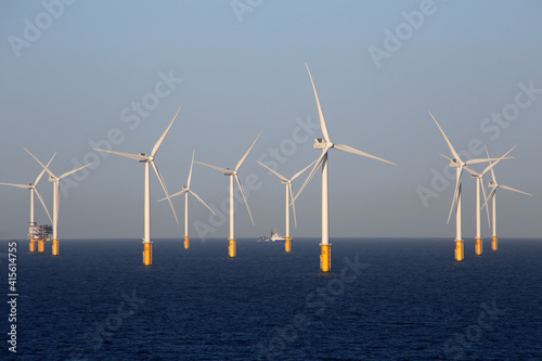 Windpark vor der belgischen Küste