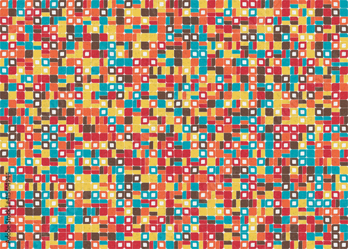 Abstract Geometric Pattern generative computational art illustration