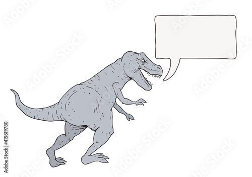 Dinosaur talking draw