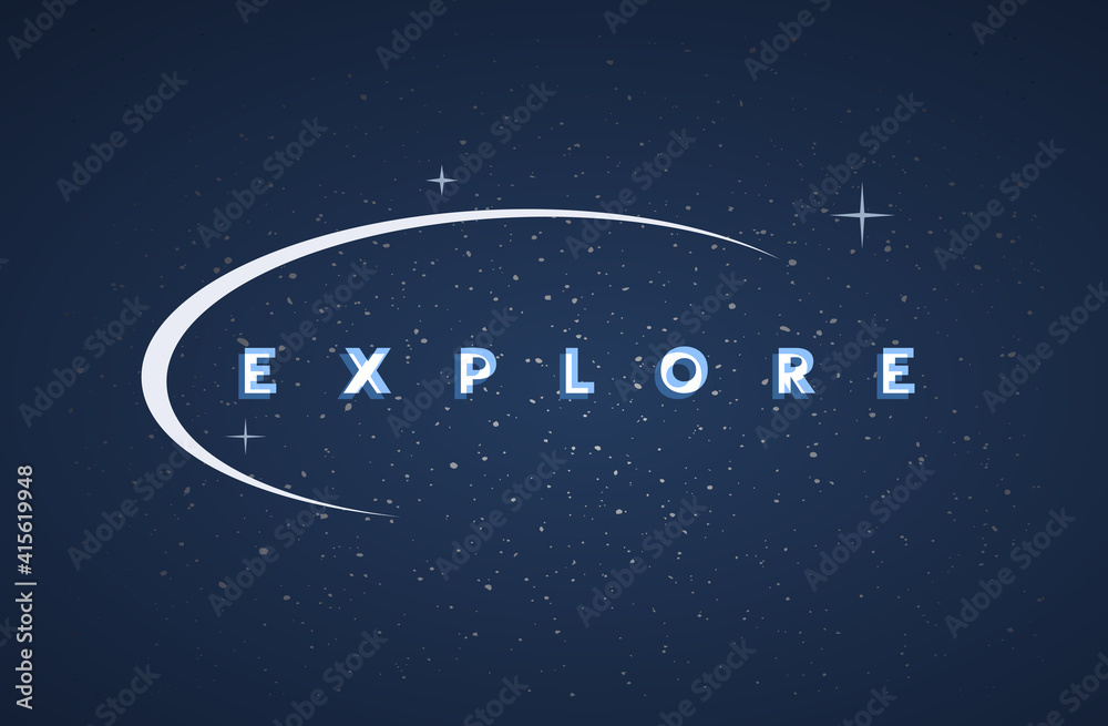 Spacial exploration illustration Spacial exploration illustration