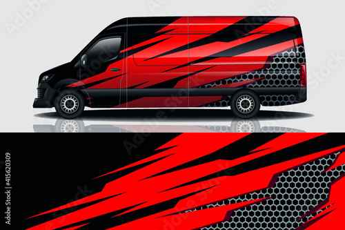 Car wrap graphic racing abstract background for wrap and vinyl sticker