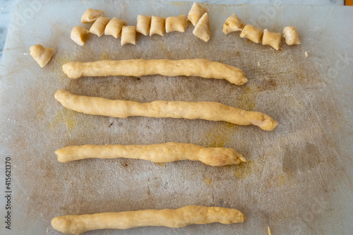 preparation of struffoli 1.