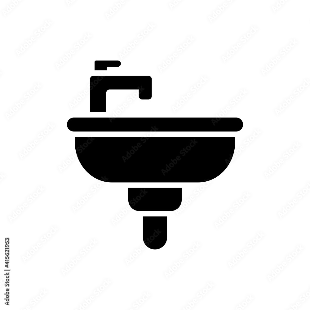 bathroom sink icon design vector template bathroom sink icon design vector template