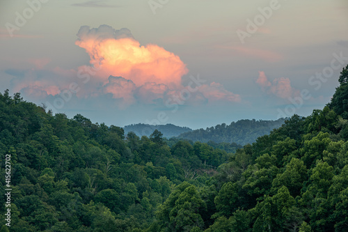 Pink Cloud at Sunset