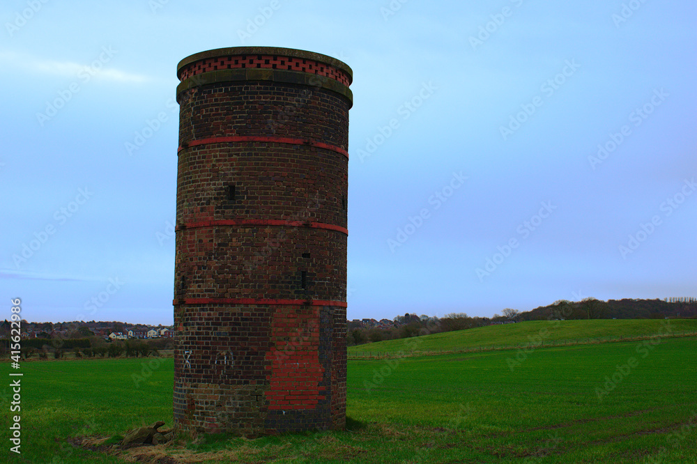 Railway ventilation shafts for steam locomotives, known locally as the pepper pot