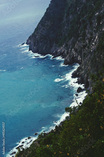 Cliffs and ocean coastline