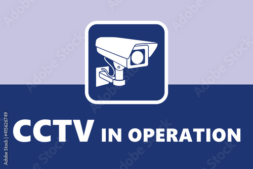 Safety Signage for CCTV Camera