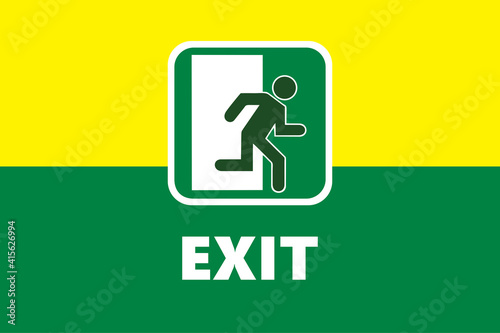 Safety Signage for Exit