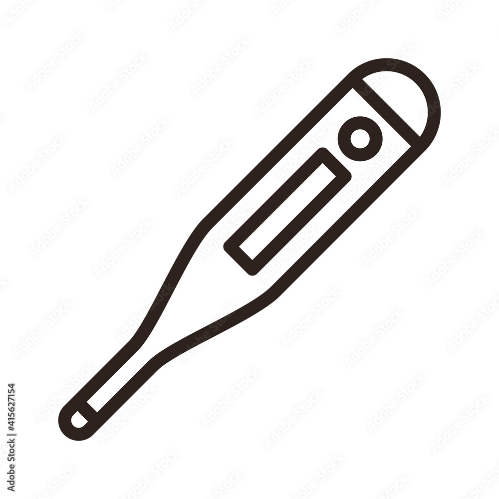 Digital thermometer sign Digital thermometer sign