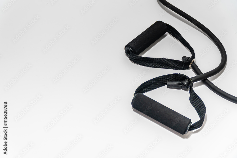 white background free space for text or listing or presentation. workout equipment for home exercises to be fit during the lockdown white background free space for text or listing or presentation. workout equipment for home exercises to be fit during the lockdown