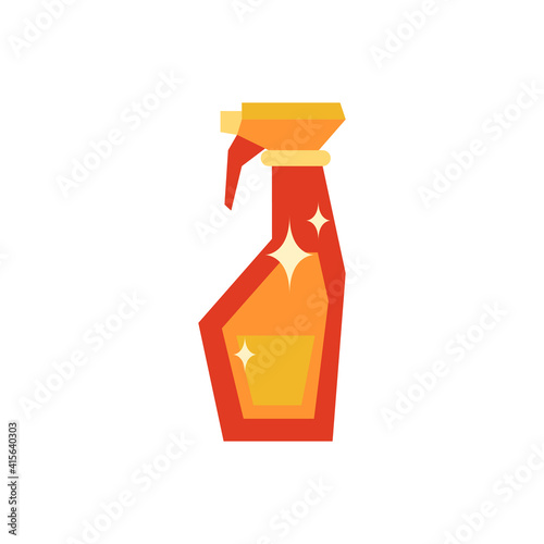Chemical detergent. Vector illustration isolated on white background. Icon