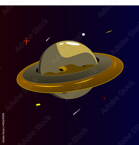 Saturn ring illustration