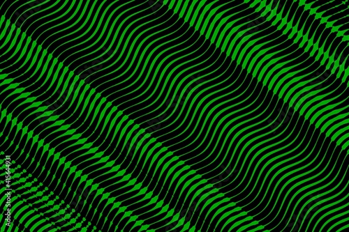 Wallpaper Mural many bright green diagonal pipes of different sizes as halftone wavy line image  Torontodigital.ca