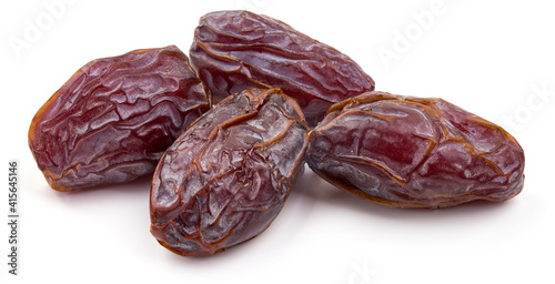 Wallpaper Mural Fresh dried dates Medjool, close-up isolated on white background Torontodigital.ca