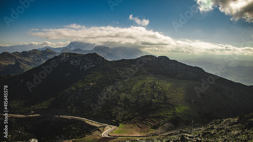 landscape with clouds