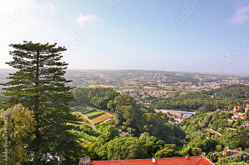 Europe Portugal Sintra Regaleira Palace summer panorama photo