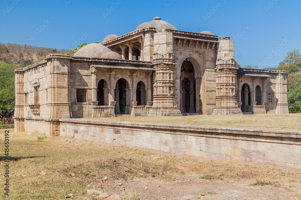 Nagina Masjid mosque in Champaner historical city, Gujarat state, India