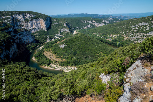 The Ardeche River in Southern France