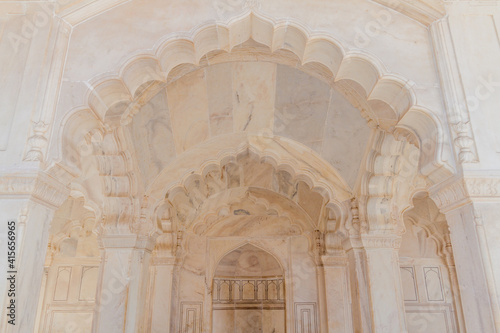 AGRA, INDIA - FEBRUARY 20, 2017: Nagina Masjid mosque at Agra Fort, Uttar Pradesh state, India photo