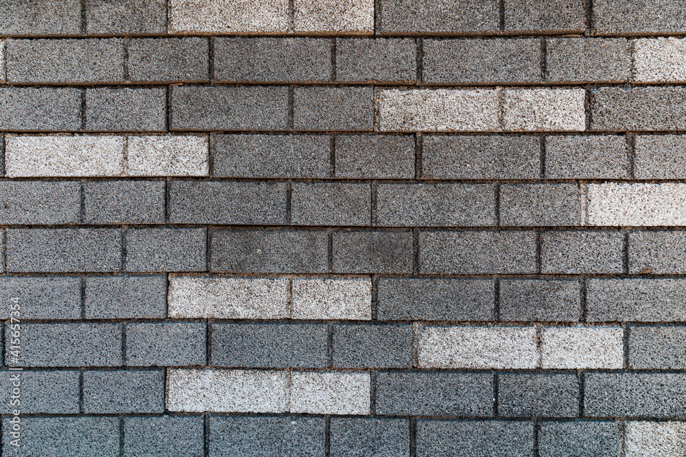 Obraz premium brick wall texture in gray tones with some white bricks