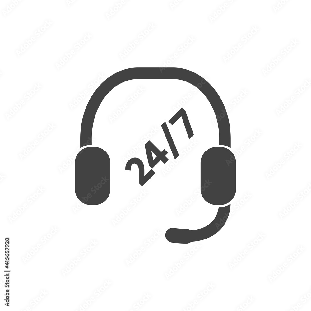 Headphones vector icon. Flat headphones icon on white isolated background. Layers grouped for easy editing illustration. For your design. Headphones vector icon. Flat headphones icon on white isolated background. Layers grouped for easy editing illustration. For your design.