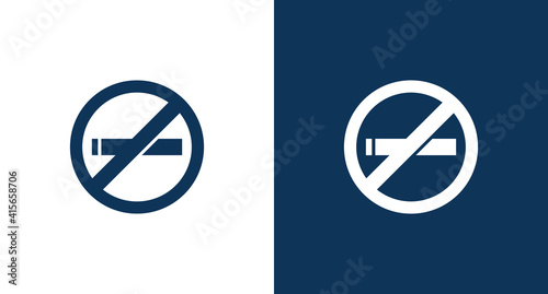 No smoking icon for web and mobile